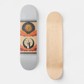Himmlische Geschwister Skateboard (Vorderseite)
