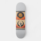 Himmlische Geschwister Skateboard (Vorderseite)
