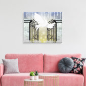 Himmlische gezogene Canvas Leinwanddruck (Insitu (Wohnzimmer))