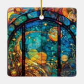 Himmlische Glaskunstwerke Weihnachtsschmuck (Rückseite)