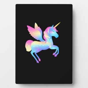 Himmlische Gnade Das Enchanted Niedliche Einhorn L Fotoplatte