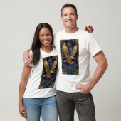 Himmlische Goldadlerkunst T-Shirt (Unisex)