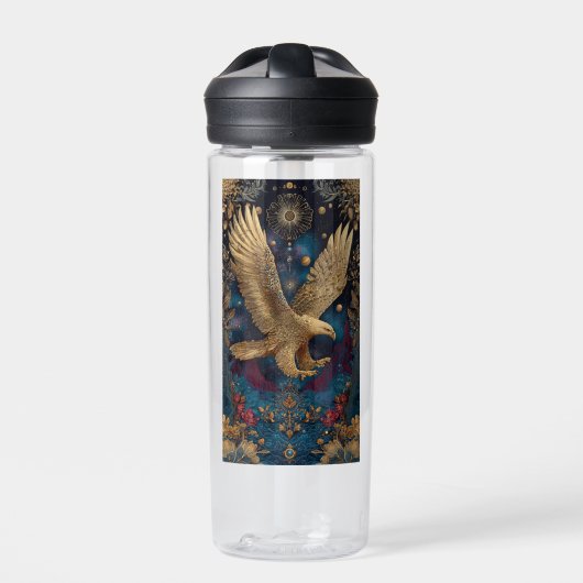 Himmlische Goldadlerkunst Trinkflasche (Vorderseite)