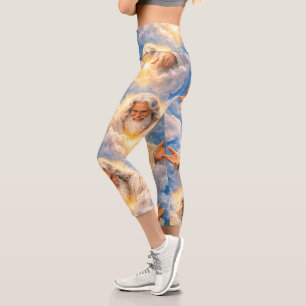 Himmlische göttliche Willkommens-Yogahosen Capri Leggings