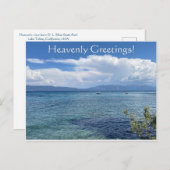 Himmlische Grüße! Postkarte (Vorne/Hinten)
