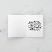 Himmlische Grußkarte Karte (Innenseite)