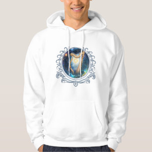 Himmlische Harfe der mondgebundenen Himmel.  Hoodie
