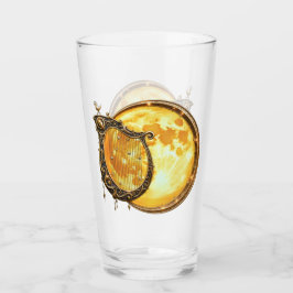 Himmlische Harfe des goldenen Mondes Glas
