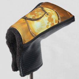 Himmlische Harfe des goldenen Mondes Golf Headcover
