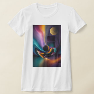 Himmlische Harmonie | Abstrakte Traumlandschaft T-Shirt
