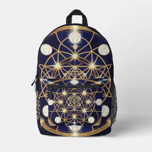 Himmlische Harmonie – Das Licht innerhalb des Gitt Bedruckter Rucksack