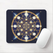 Himmlische Harmonie – Das Licht innerhalb des Gitt Mousepad (Mit Mouse)