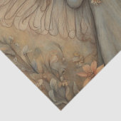 Himmlische Harmonie: Folk Art Angel Decoupage Seidenpapier (Detail)