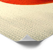 Himmlische Harmonie – Geometrischer Fluss der Mitt Poster (Ecke)