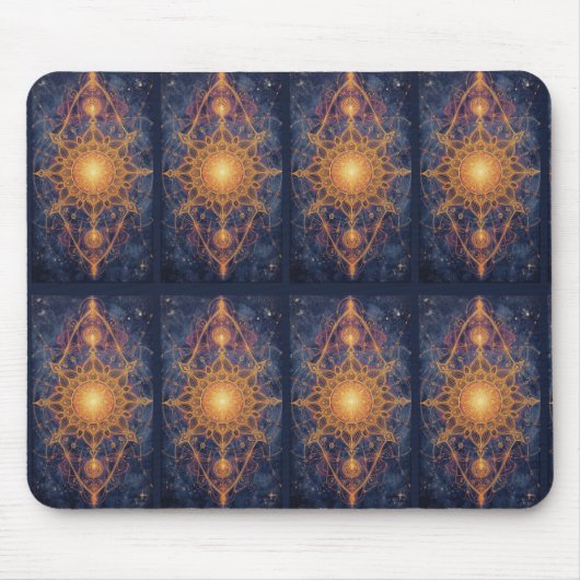 Himmlische Harmonie – Portal des heiligen Lichts Mousepad (Vorne)