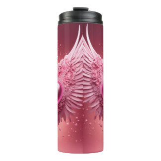 Himmlische Harmonie: Rosa Serenity Thermal Tumble Thermosbecher