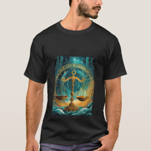 Himmlische Harmonie: Waage-Skala T-Shirt