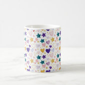 Himmlische Herzen & Sterne Kaffeetasse (Mittel)