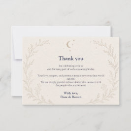 Himmlische Hochzeit Hochzeits-Dankeschön Notiz Dankeskarte