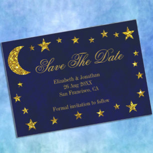 Himmlische Hochzeit unter dem Sternenhimmel Save The Date
