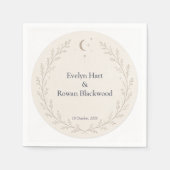 Himmlische Hochzeitsservietten Serviette (Vorderseite)