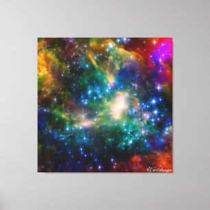 Himmlische Horizonte Fantasy-Himmel-Kunst Wandkuns Leinwanddruck