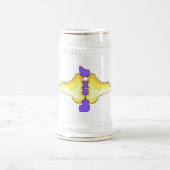 Himmlische Hotdog-Tasse Bierglas (Mittel)