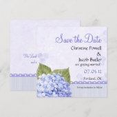 Himmlische Hydrangea - Save the Date (Vorne/Hinten)