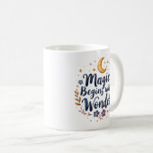 Himmlische Kaffee-Kunst Kaffeetasse (VorderseiteRechts)