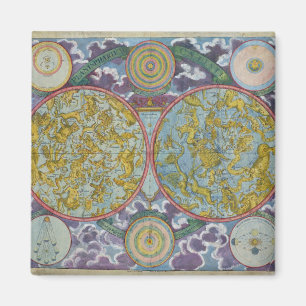 Himmlische Karte der Planeten Magnet