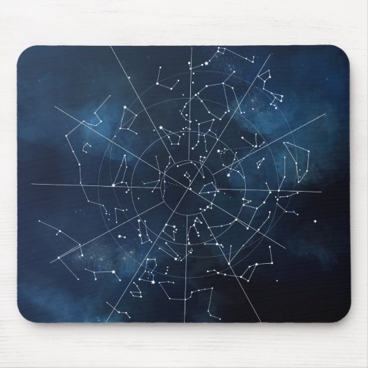 Himmlische Karte Mousepad (Vorne)