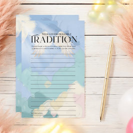 Himmlische Kinderdusche Tradition