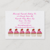 Himmlische kleine Kuchen Visitenkarte (Rückseite)