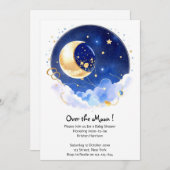 Himmlische Konstellationen Kinderdusche Einladung (Vorne/Hinten)