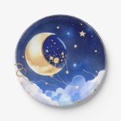 Himmlische Konstellationen Kinderdusche Pappteller (Vorderseite)