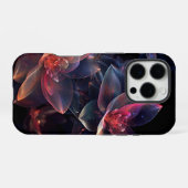 Himmlische Kosmische Lotusblüte iPhone Hülle (Rückseite (Horizontal))
