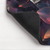 Himmlische Kosmische Lotusblüte Mousepad (Ecke)