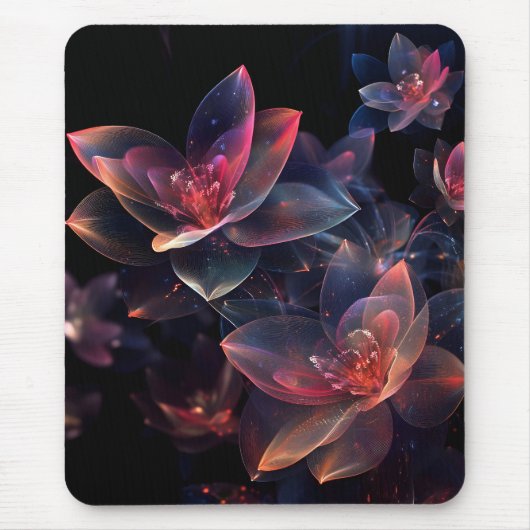 Himmlische Kosmische Lotusblüte Mousepad (Vorne)