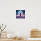 Himmlische Kristallmeditation Poster (Küche)