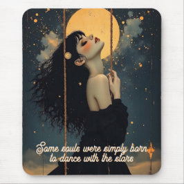 Himmlische Kunst | Gotenfrau | Ätherisch Mystisch Mousepad