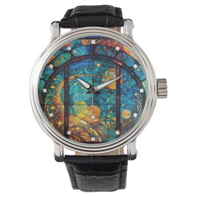Himmlische Kunstlichtüberwachung Armbanduhr (Vorderseite)