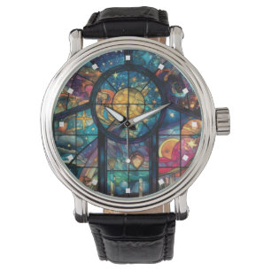 Himmlische Kunstlichtüberwachung Armbanduhr