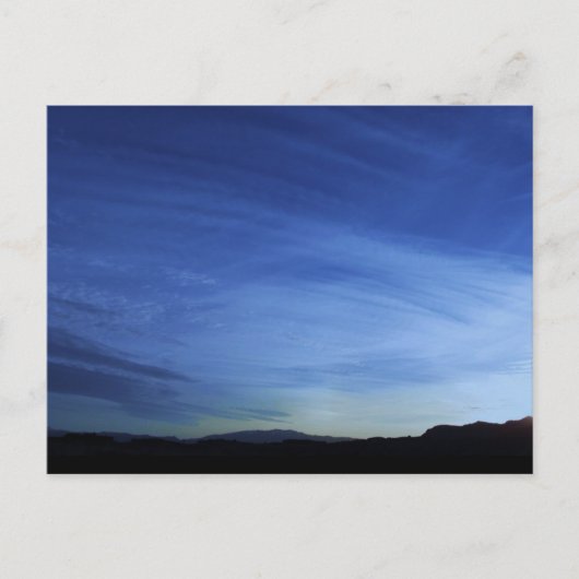 Himmlische Leinwand Postkarte (Vorderseite)