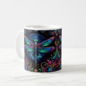 Himmlische Libelle Kaffeetasse (Vorderseite Links)
