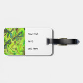 Himmlische Libellen auf einem Sternenhimmel Gepäckanhänger (Rückseite horizontal)