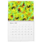 Himmlische Libellen auf einem Sternenhimmel Kalender (Feb 2026)