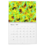 Himmlische Libellen auf einem Sternenhimmel Kalender (Feb 2027)