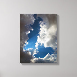 Himmlische Lichtshow Leinwanddruck