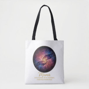 Himmlische Mama-Hände Galaxie Universum Tasche