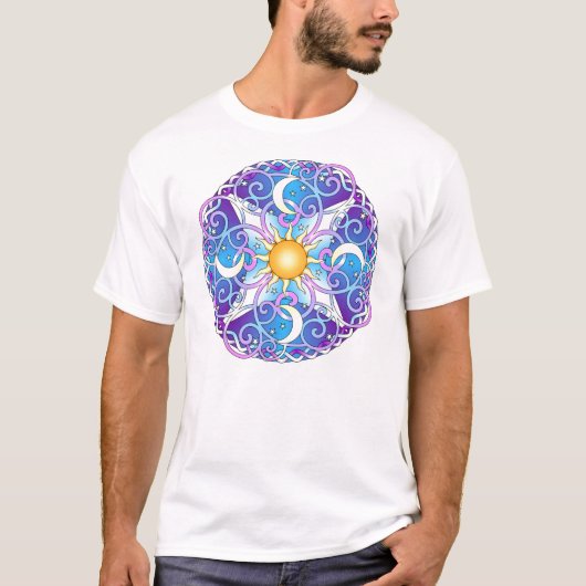 Himmlische Mandala T-Shirt (Vorderseite)